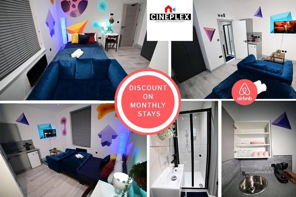 Cheerful 1bed Studio Flat With Netflix And Wi-fi By Cineplex Short Lets & Serviced * Londra